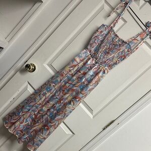 Elegant Floral Midi Dress